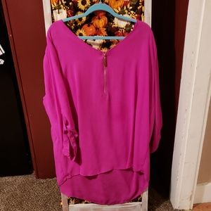 Plus size dress shirt